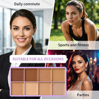 8-Shade Cream Concealer and Contouring Palette