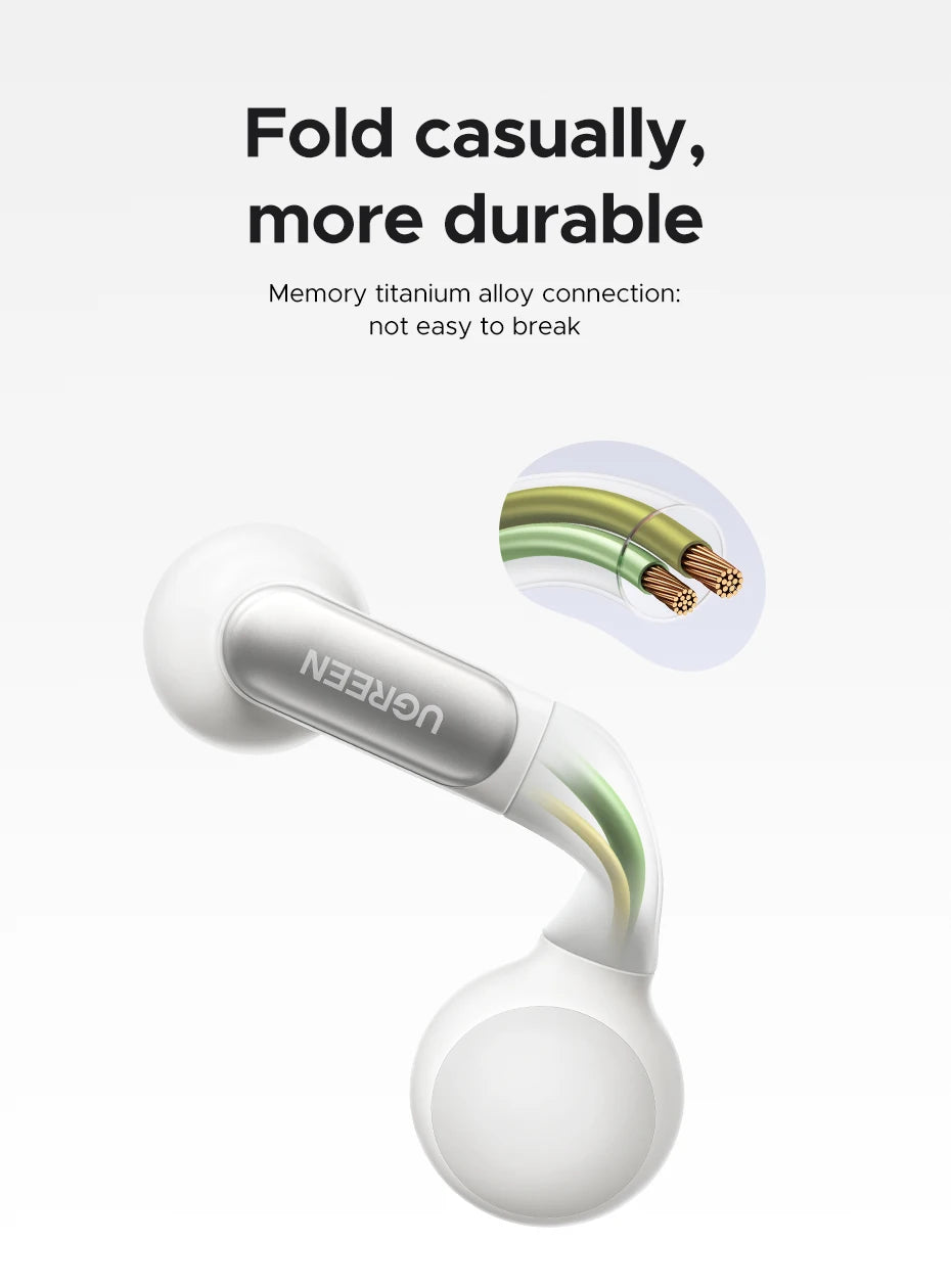 Open Ear Wireless Bluetooth 5.4 Clip-On Sports Earbuds - 12