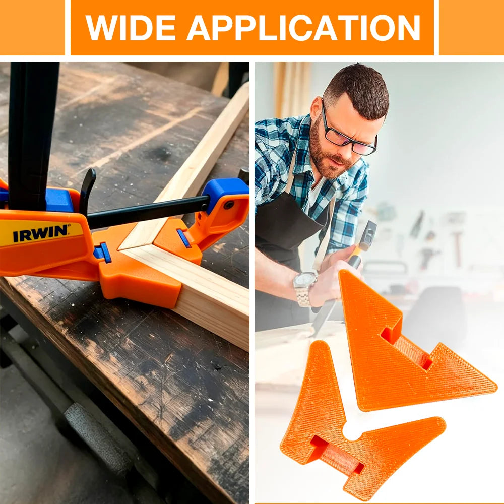 90-Degree Right Angle Woodworking Corner Clamp Adapters