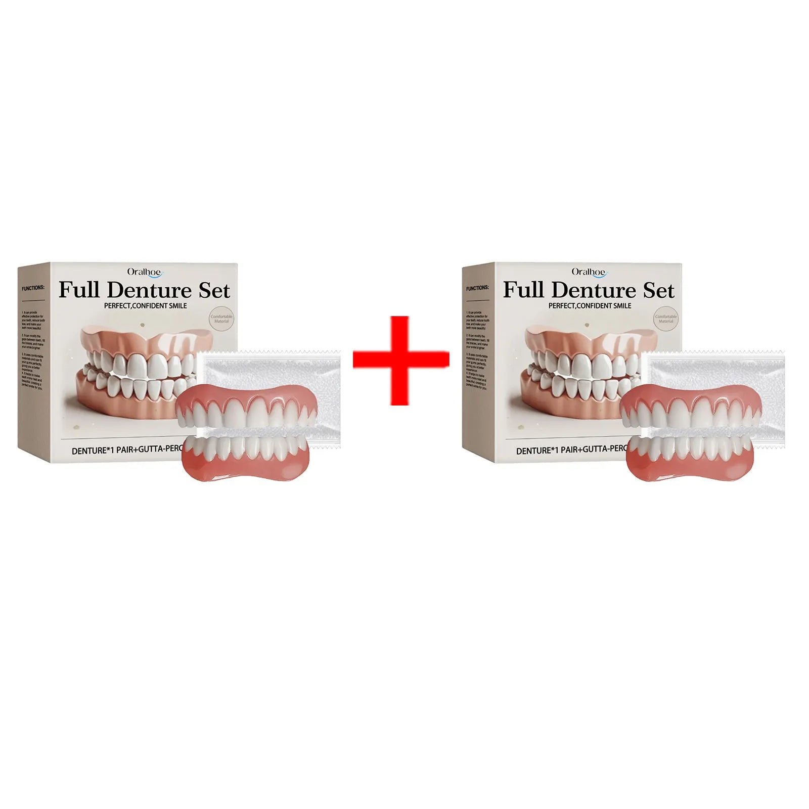 Temporary Silicone Denture Set for Smile Restoration - 20