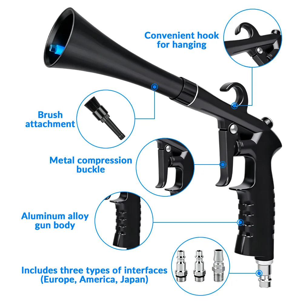 High-Pressure Car Interior Tornado Cleaning Tool - 4
