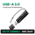 USB 3.0 & USB-C Dual SD and MicroSD Memory Card Reader
