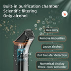 Portable Non-Contact Digital Alcohol Breathalyzer with USB Rechargeable