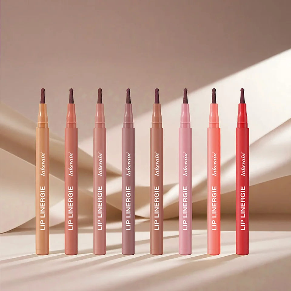 Waterproof Felt-Tip Lip Liner for Sculpting and Contouring