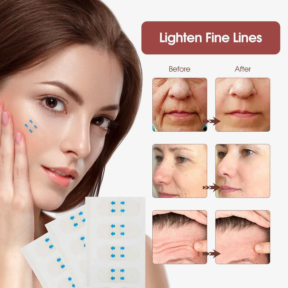 Invisible Face Lifting Tapes for Wrinkle Removal