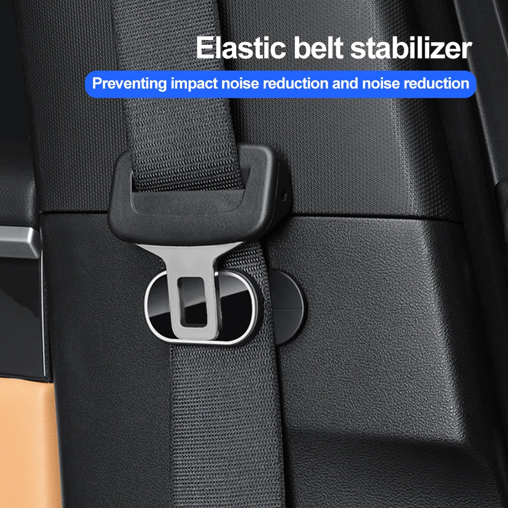 Universal Car Seat Belt Stabilizer Holder Magnetic Fastener Clip