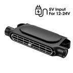 3 Speed Rechargeable Car Seat Cooling Fan with 3000mAh Battery