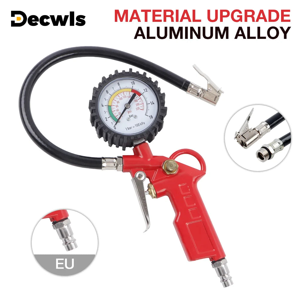 3-in-1 Tire Pressure Gauge and Inflator Tool