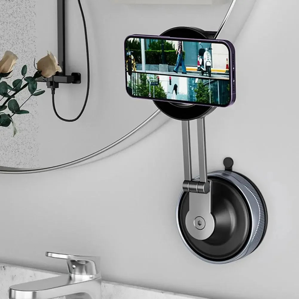 15W Magnetic Wireless Car Charger and Suction Phone Mount