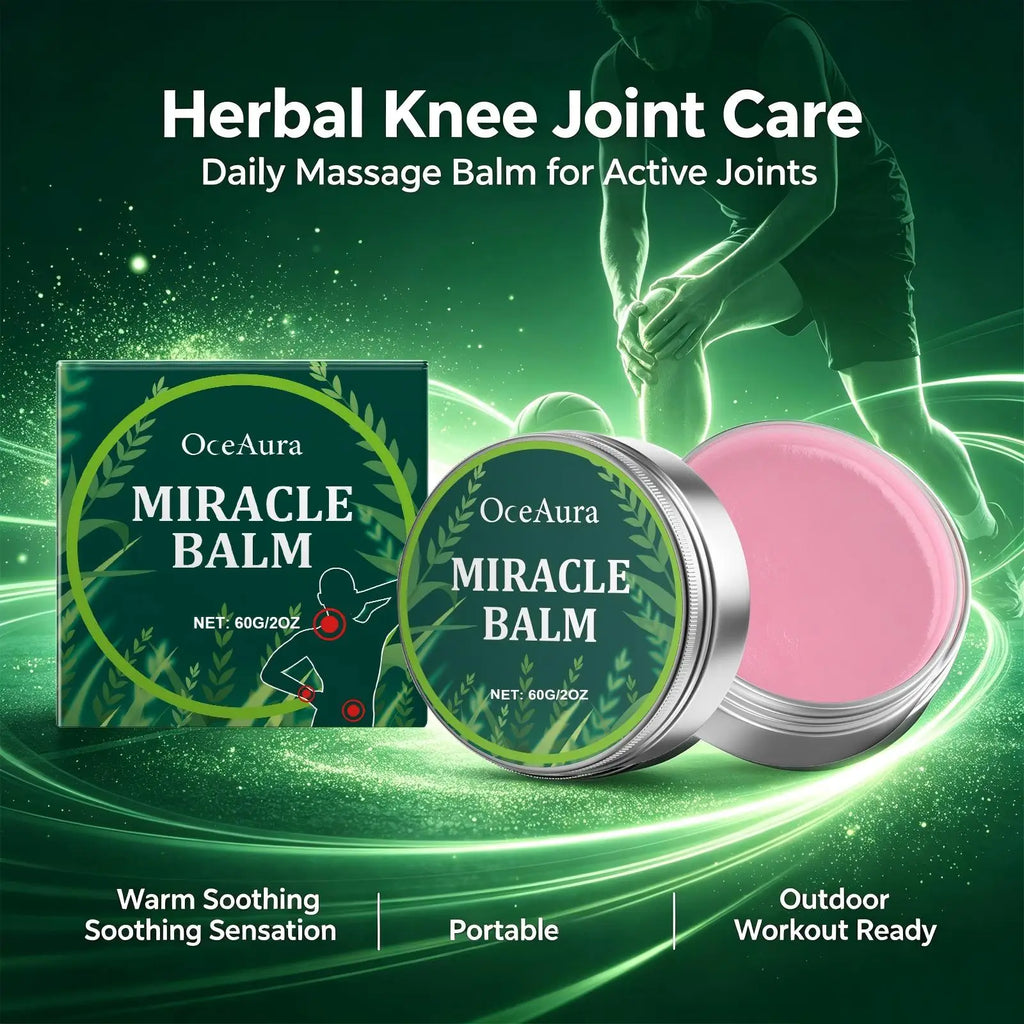 Herbal Massage Balm for Joint and Muscle Soreness