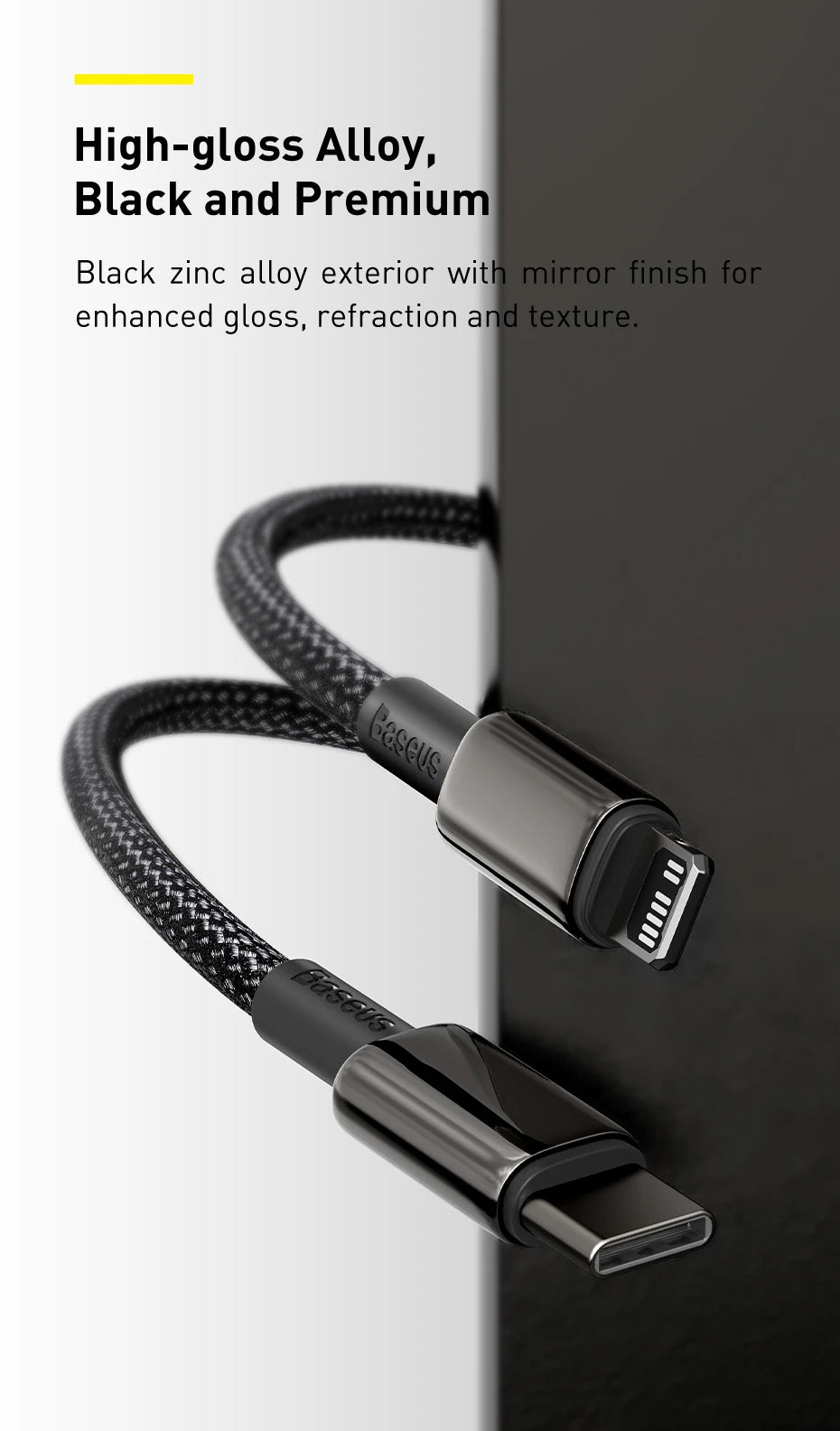 20W USB-C to Lightning PD Fast Charging Data Cable - 10