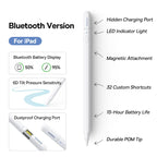 Bluetooth Stylus Pen for iPad with Palm Rejection and Tilt Sensitivity
