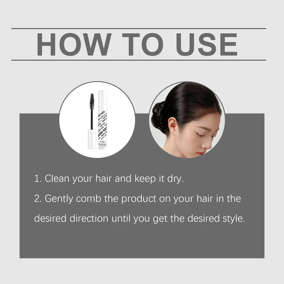 Anti-Frizz Hair Finishing Stick for Flyaways and Sleek Styling
