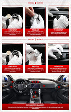 Luminous Quartz Analog Clock for Car Dashboard Boat and Bike