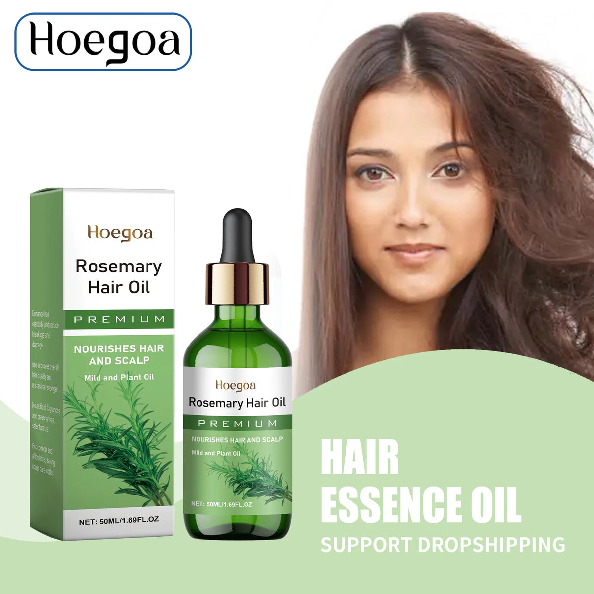 Rosemary Hair Growth Oil for Thinning Hair and Scalp Treatment