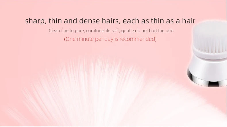 4-in-1 Electric Rotating Facial Cleansing Brush and Massager - 15
