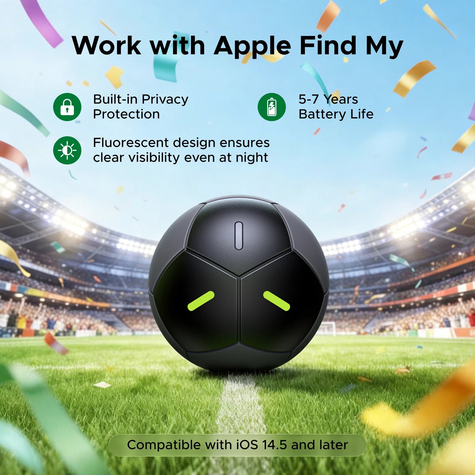 Smart Bluetooth Item Tracker for Apple Find My - 2