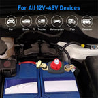 12V-48V Battery Disconnect Rotary Switch for Car RV Boat and Truck