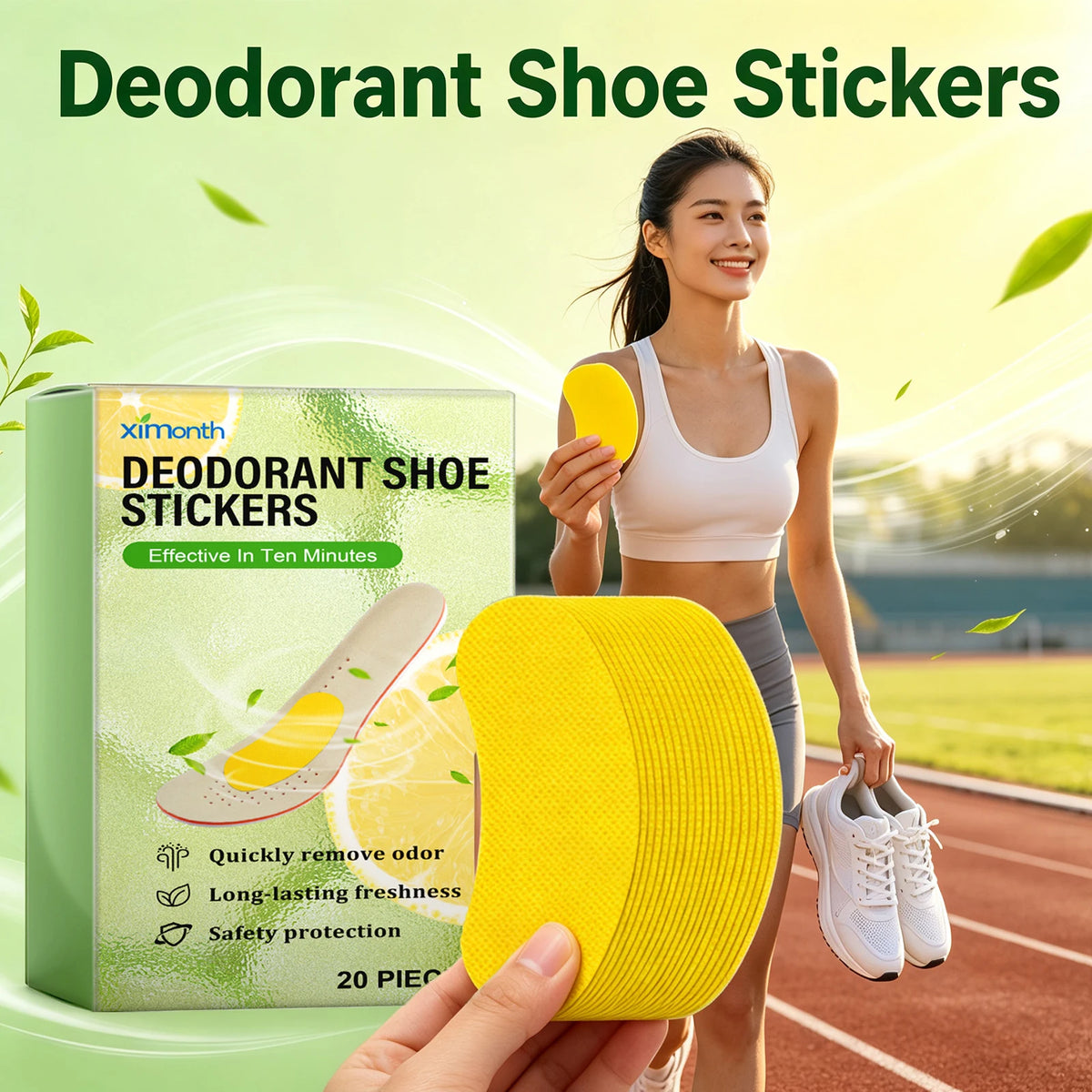 Deodorant Shoe Odor Removal Patches