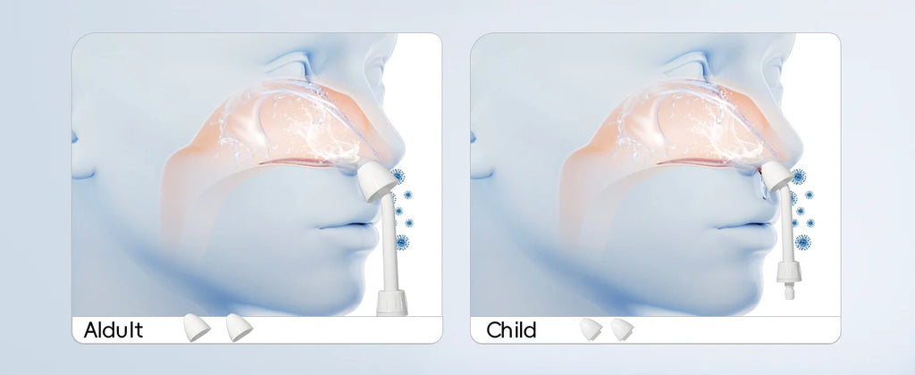 Portable Electric Water Flosser and Scalp Massager Set