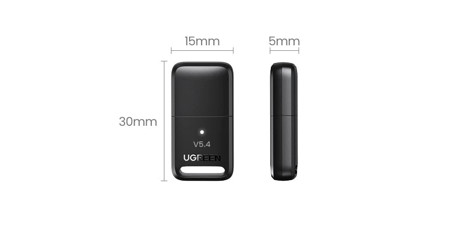 Bluetooth 5.4 USB Adapter for PC Wireless Connectivity