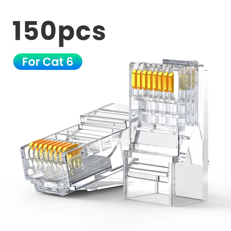 Cat 6 RJ45 Ethernet Network Cable Connector Plugs