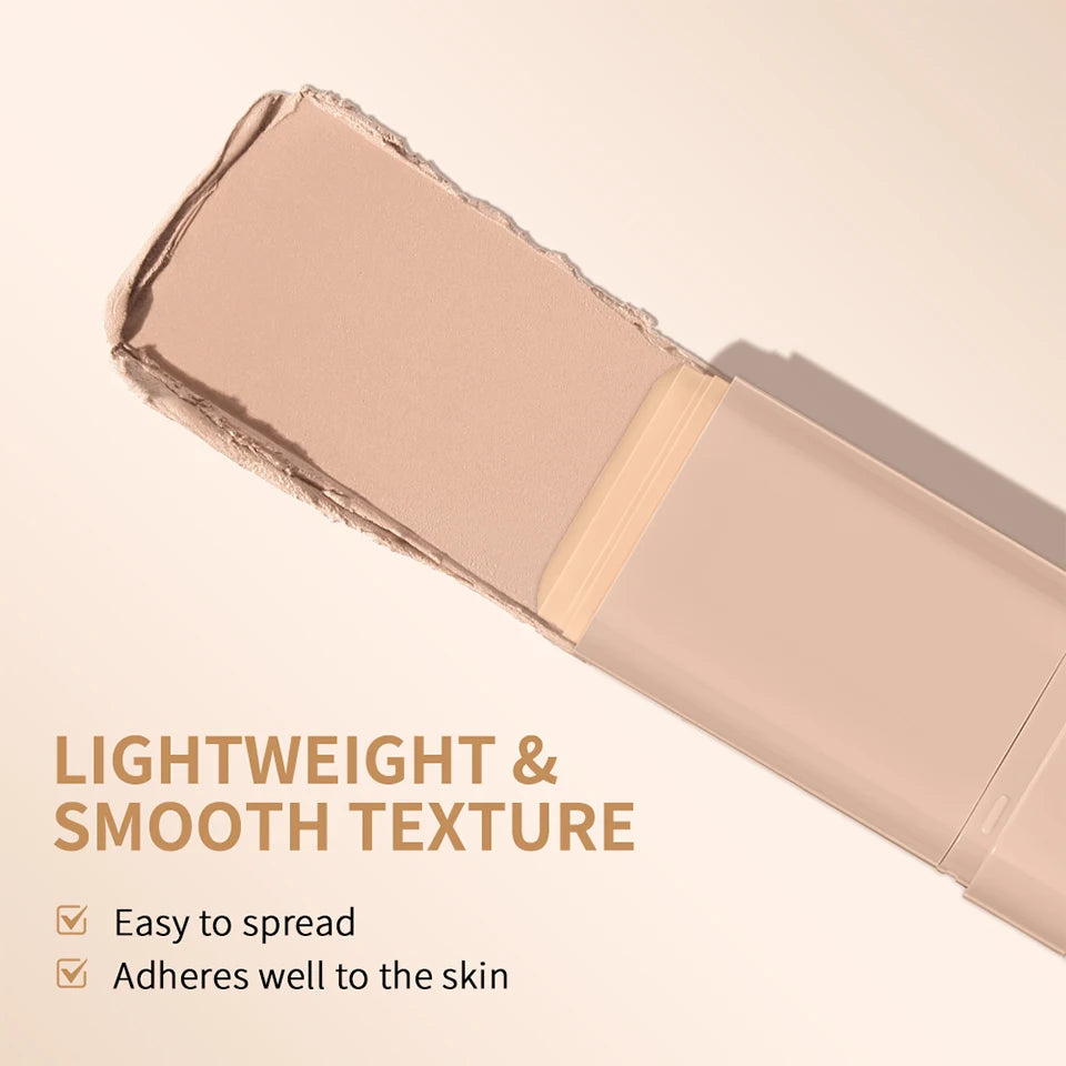 Matte Foundation Stick with Built-in Blending Brush - 15