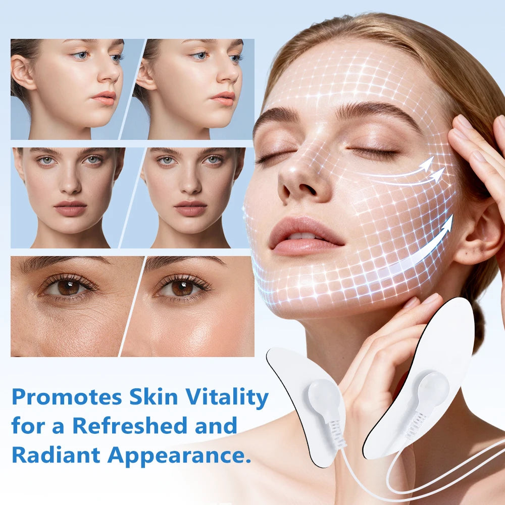 Electric Facial and Eye Massage Beauty Device