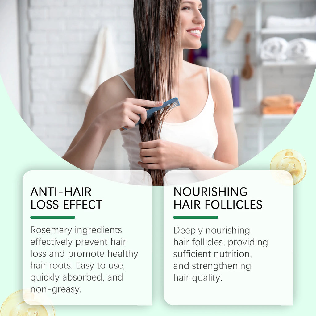Rosemary Hair Growth Oil for Thinning Hair and Scalp Treatment