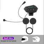 Bluetooth 5.0 Motorcycle Helmet Wireless Headset Handsfree Stereo Speaker