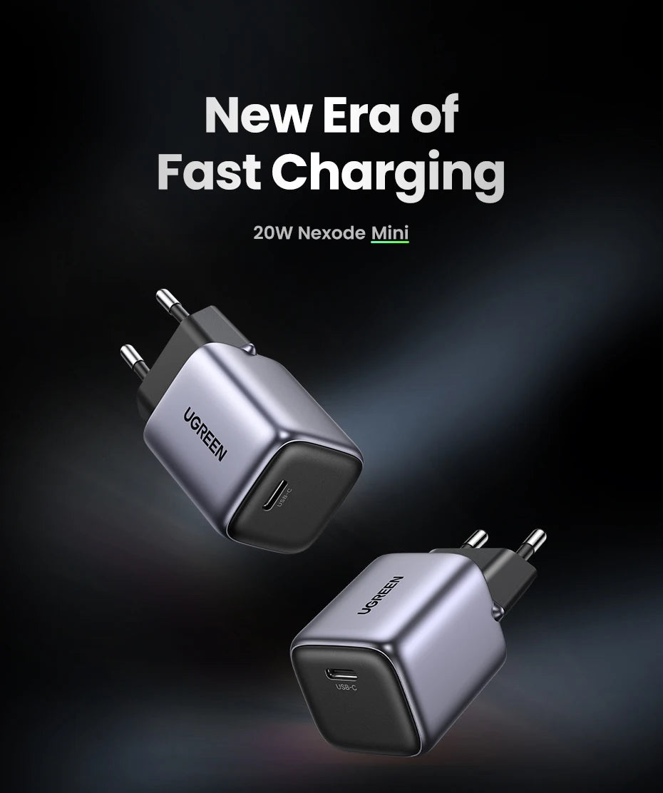 30W GaN Fast USB-C Wall Charger for Smartphones