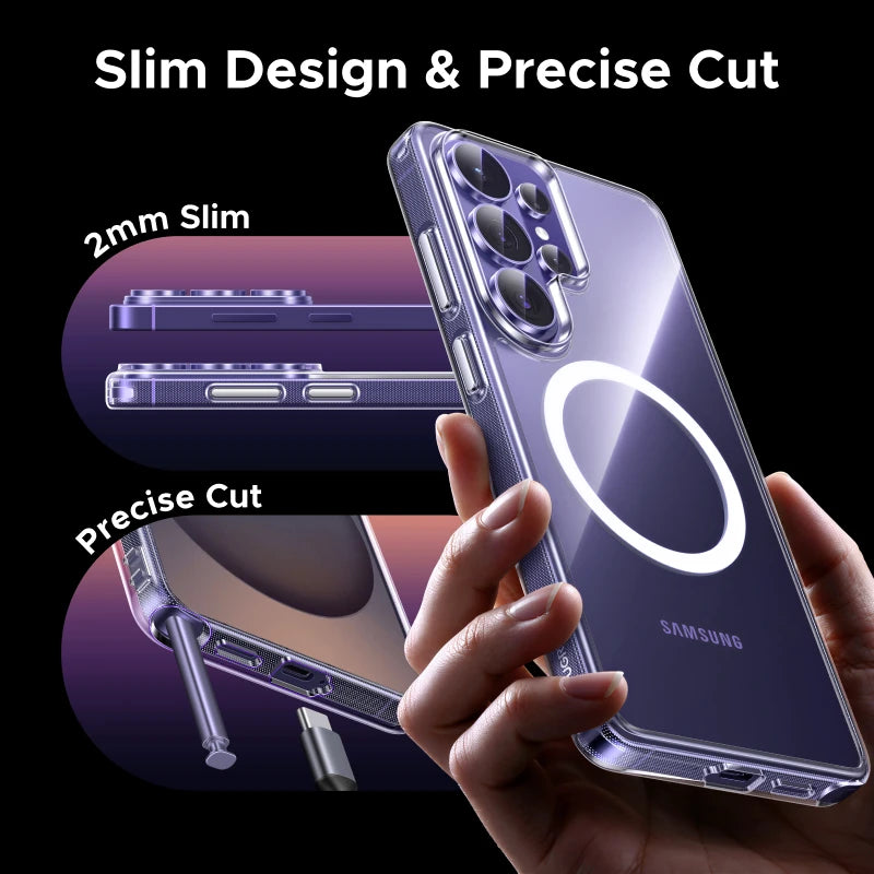 Magnetic Clear Case for Samsung Galaxy S26 Ultra