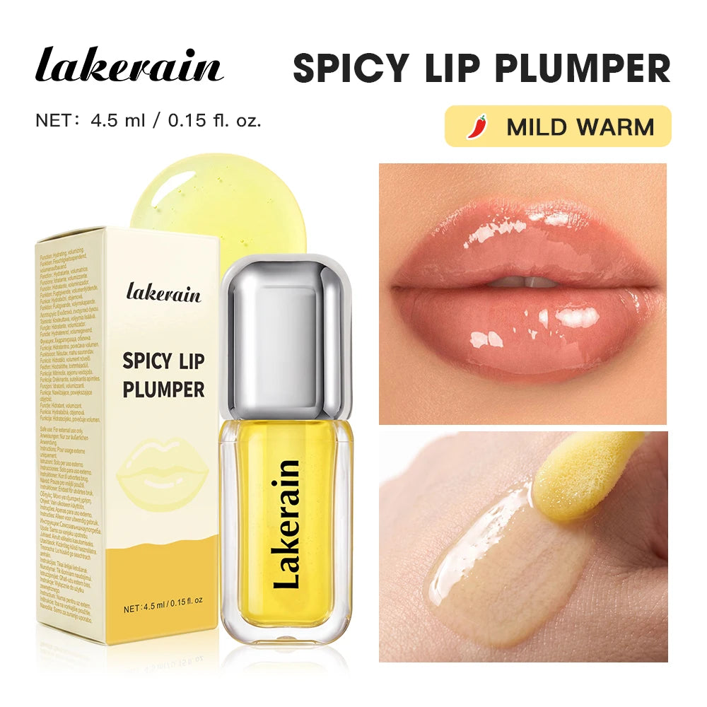 Spicy Tingle Lip Plumping Gloss for Fuller Lips