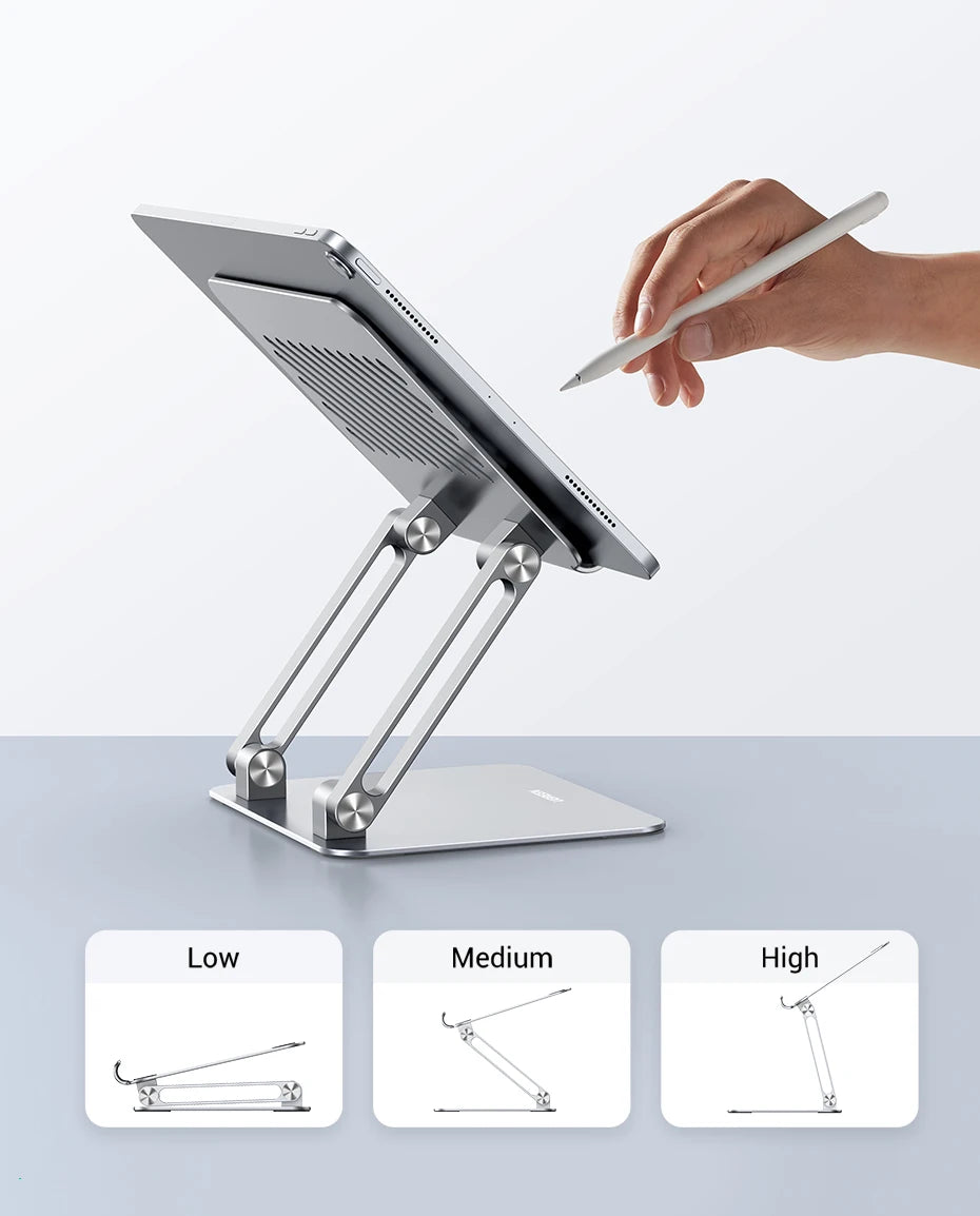 Adjustable Aluminum Tablet and Phone Stand