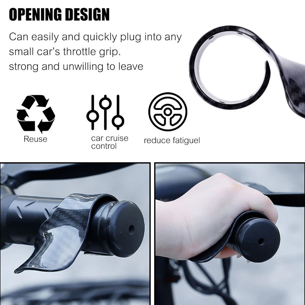 Universal Motorcycle Throttle Assistant Handlebar Cruise Control Clip
