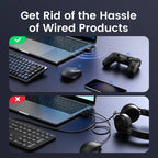 USB Bluetooth 5.4 Adapter for PC Wireless Connectivity