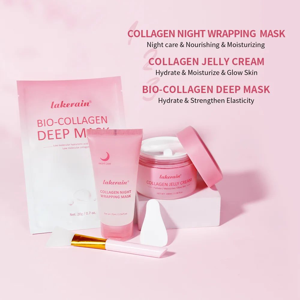 Collagen Face Skincare Set for Deep Nourishment and Hydration