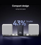 100W GaN USB-C Fast Wall Charger for Laptops and Smartphones
