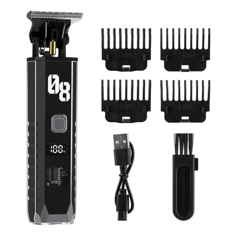 Professional Cordless Hair Trimmer and Grooming Clipper