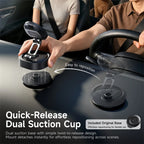 Magnetic Wireless Charging Car Mount with Vacuum Suction