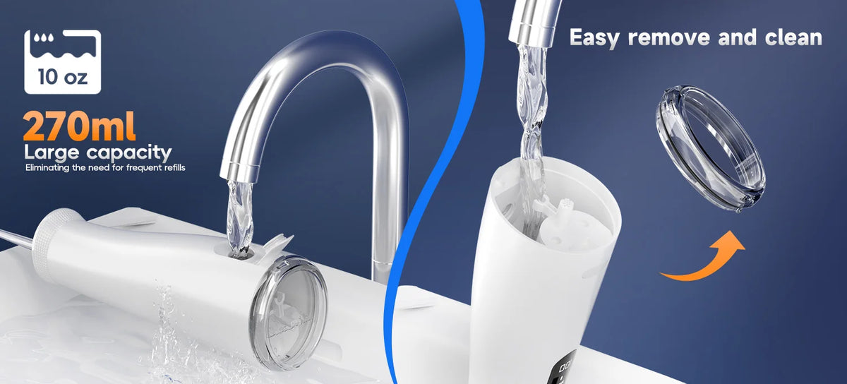 Electric Toothbrush and Water Flosser Oral Care Combo