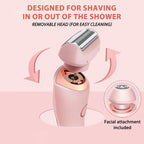 Electric Women's Body and Facial Hair Shaver