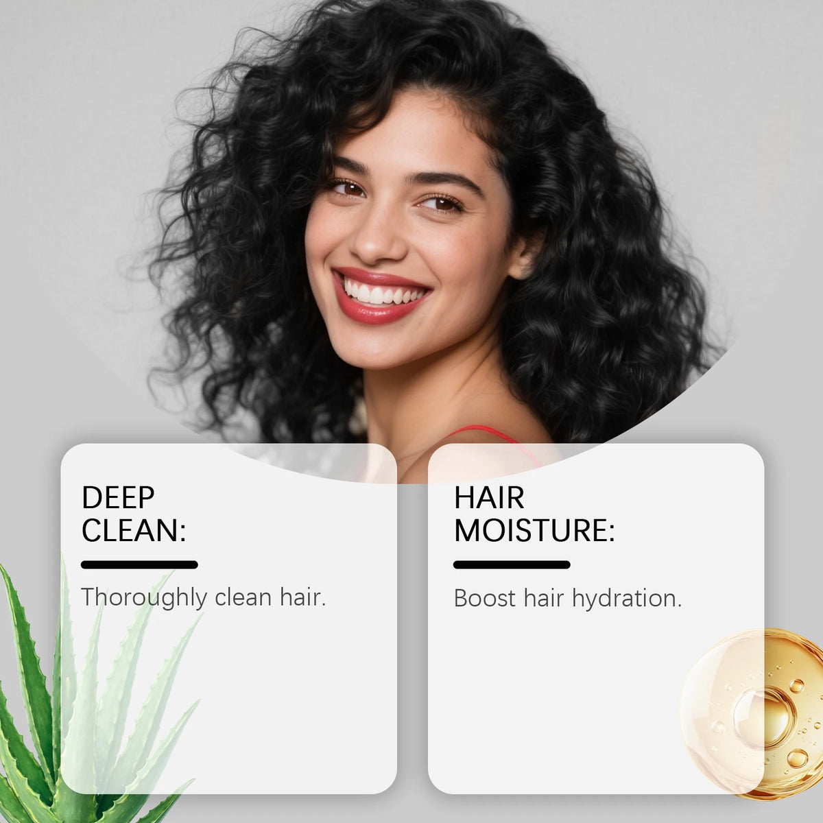 4-in-1 Instant Black Hair Dye Shampoo for Gray Coverage