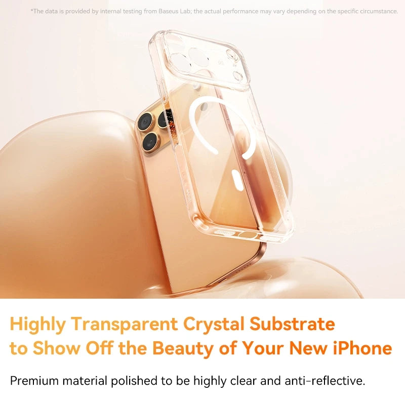 Magnetic Transparent Protective Case for iPhone