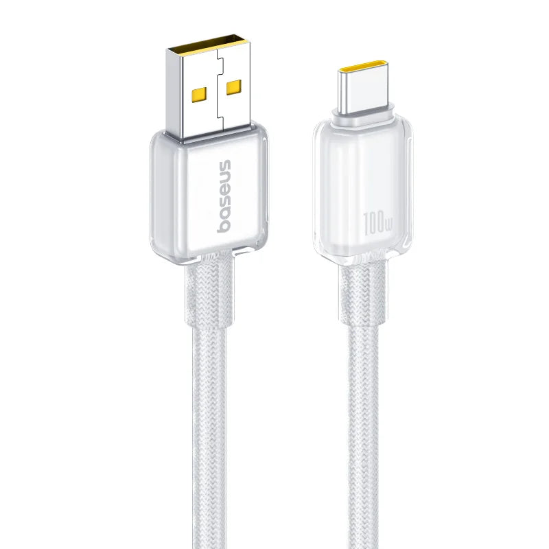 100W USB-A to USB-C Fast Charging Data Cable