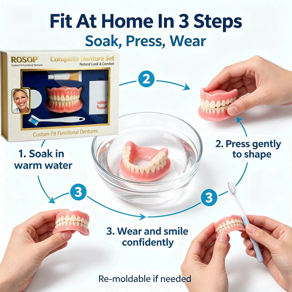 Comfort Fit Cosmetic Smile Veneers for Men and Women