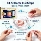 Comfort Fit Cosmetic Smile Veneers for Men and Women