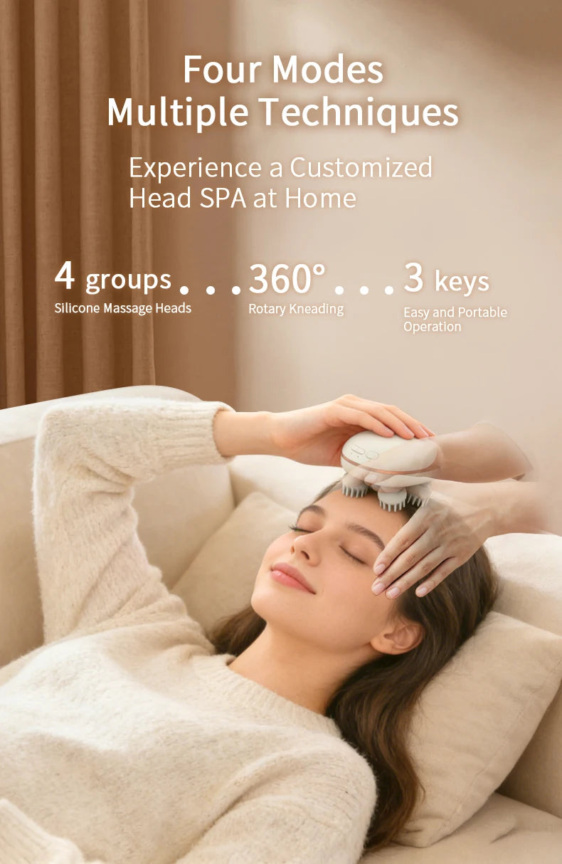 Cordless Electric Scalp and Body Massager