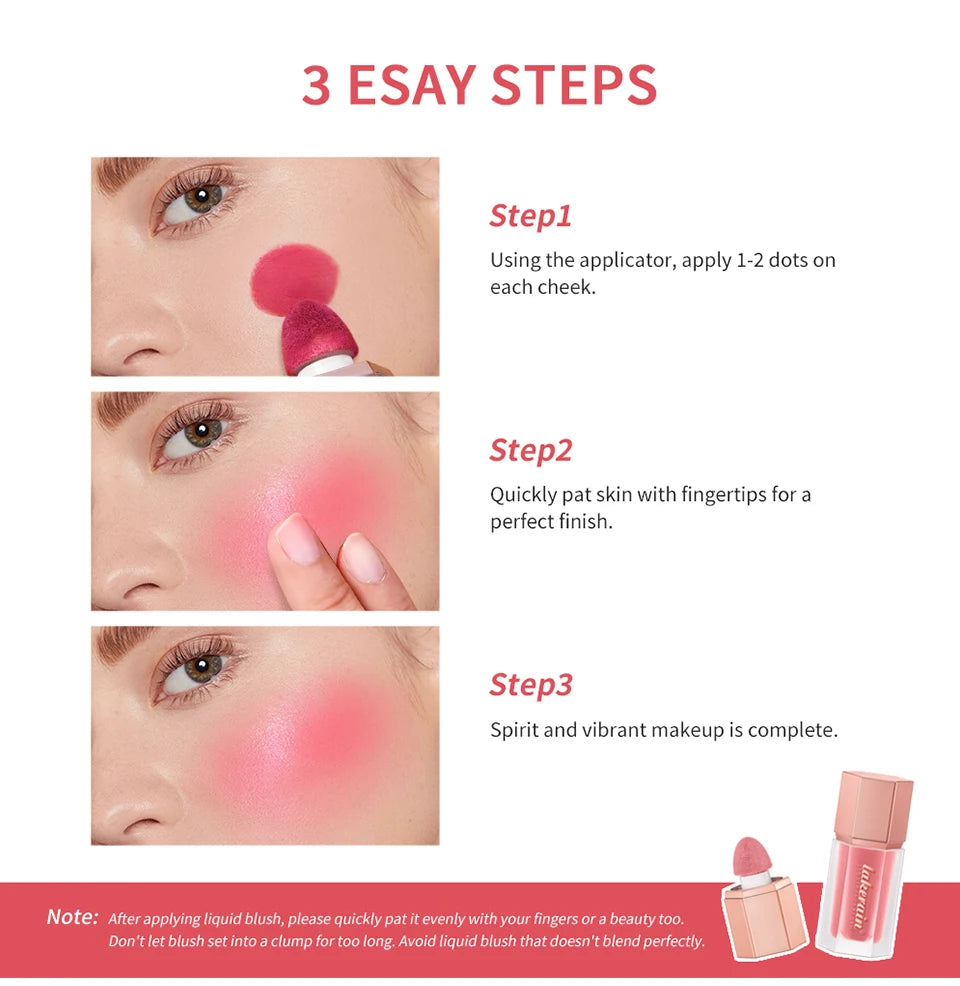 Waterproof Long-Lasting Matte Liquid Blush - 14