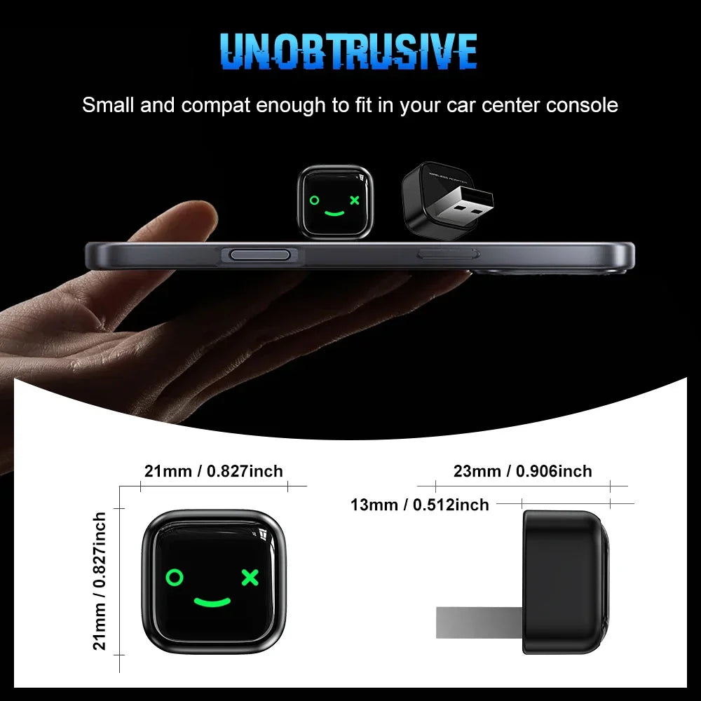 Wireless CarPlay and Android Auto 2-in-1 Adapter